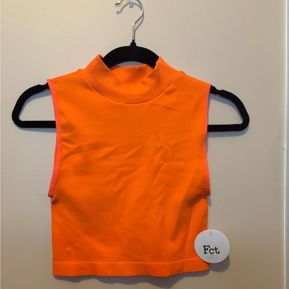 Fct Tops - Women's Orange Sleeveless Top